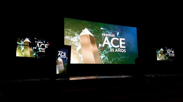 Escenario de los premios ACE 2016