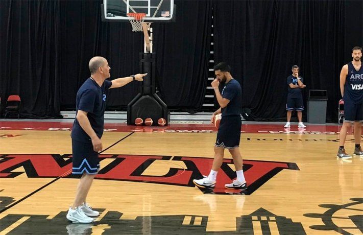 Básquet: Argentina se entrena en Las Vegas a la espera de Gabriel Deck
