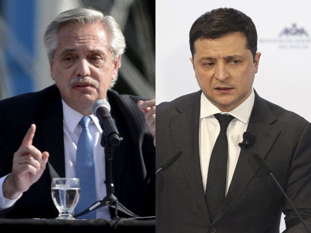 Alberto Fernández habló con Volodimir Zelenski y condenó la guerra en Ucrania