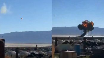 imagenes impactantes: asi se estrello un caza f-16 durante una demostracion en eeuu imagenes impactantes: asi se estrello un caza f-16 durante una demostracion en eeuu