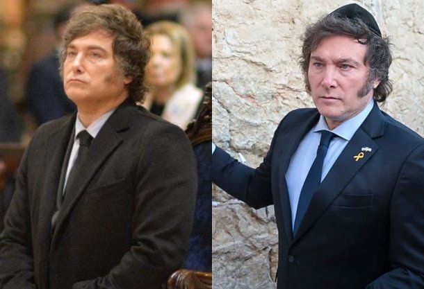 Por qué Javier Milei fue al Tedeum sin escarapela: sus antecedentes en  Estados Unidos e Israel