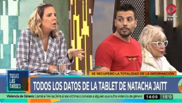 Fuerte cruce en vivo entre Ulises Jaitt y Tatiana Schapiro