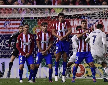 Cristiano Ronaldo anotó el primer gol del Real Madrid ante el Atlético