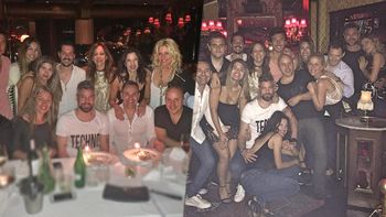 Pampita y Pico, juntos. Pampita y Pico, juntos.