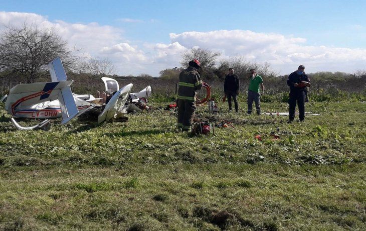 Cayó una avioneta cerca de la Autopista Buenos Aires-La Plata: hay dos muertos