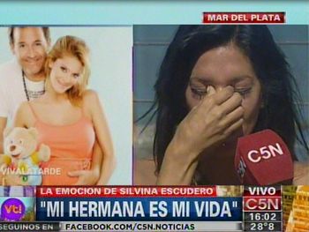 La emoción de Silvina Escudero al hablar del embarazo de su hermana