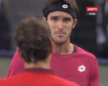 Mirá el pucherito de Mayer tras perder con Federer