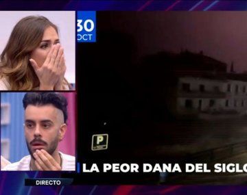 Participantes de Gran Hermano España se enteran de la DANA en Valencia.