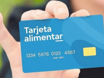Este es el bono que se otorga con la Tarjeta Alimentar en febrero. Este es el bono que se otorga con la Tarjeta Alimentar en febrero.
