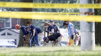 Así fue el momento en el que balearon a un congresista en el tiroteo Así fue el momento en el que balearon a un congresista en el tiroteo