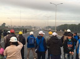 El corte comenzó pasadas las 7