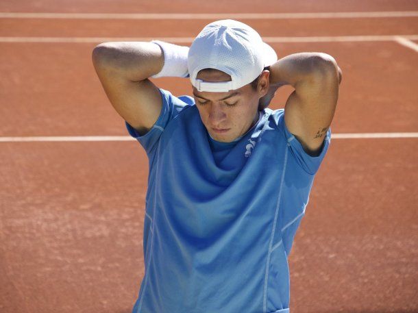 Sebastián Báez cayó en su debut en el Challenger 175 de Burdeos