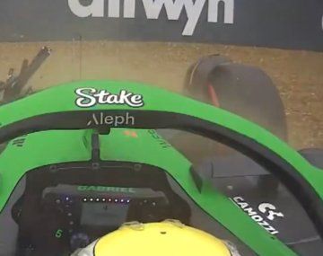 Bortoleto hizo un trompo y rompió el auto en la Práctica 3 de Silverstone