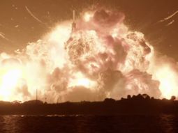 Un cohete de Blue Origin explotó durante una prueba en la plataforma de lanzamiento de Cabo Cañaveral, Florida. Un cohete de Blue Origin explotó durante una prueba en la plataforma de lanzamiento de Cabo Cañaveral, Florida.