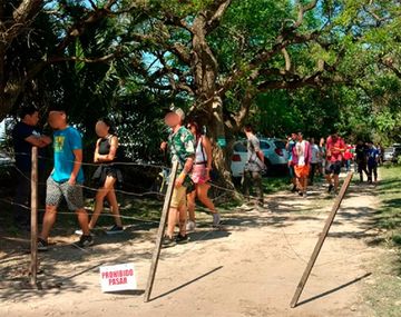 Asi desalojaban a los asistentes de la fiesta clandestina