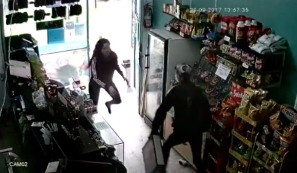 Kiosquera karateca: una joven se enfrentó a un ladrón y evitó un robo