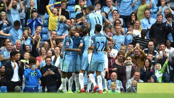 con varios argentinos, el city gano y mantiene el puntaje ideal con varios argentinos, el city gano y mantiene el puntaje ideal