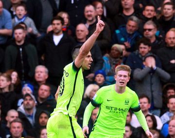 Con tres goles del Kun Agüero