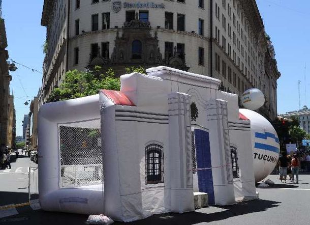 El mapa con los cortes en el Microcentro para este domingo