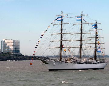 La Fragata Libertad estará en Mar del Plata hasta el 15 de febrero
