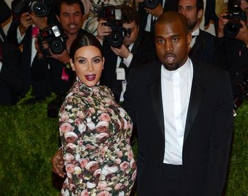 Kardashian y West, en la gala del Met