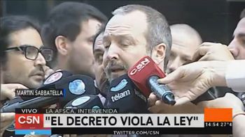 sabbatella: el gobierno intenta intervenir un ente autarquico sabbatella: el gobierno intenta intervenir un ente autarquico