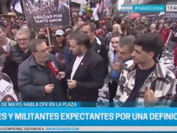 Maslatón en Plaza de Mayo: El peronismo es la vida