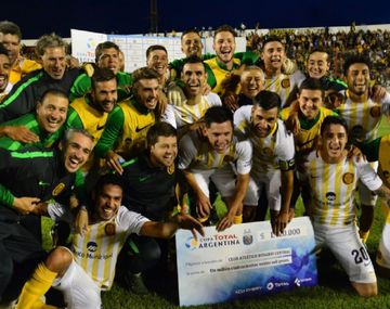 El festejo de Rosario Central tras acceder a una nueva semifinal de Copa Argentina