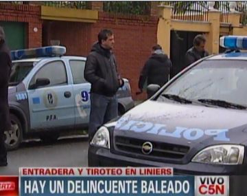 Policía se resistió a un robo e hirió a un delincuente