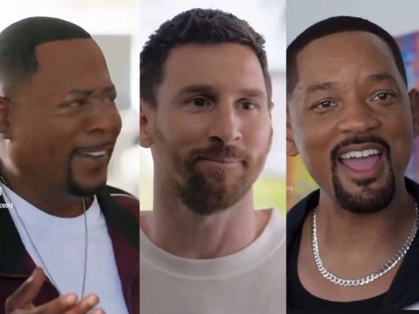 Lionel Messi actuó en el tráiler de una película de Will Smith
