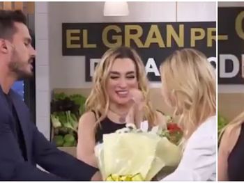 ¡Se comió el amague! El blooper de Fátima Florez por un ramo de Juan Marconi