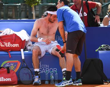 La lesión en la pierna hizo abandonar a Leo Mayer