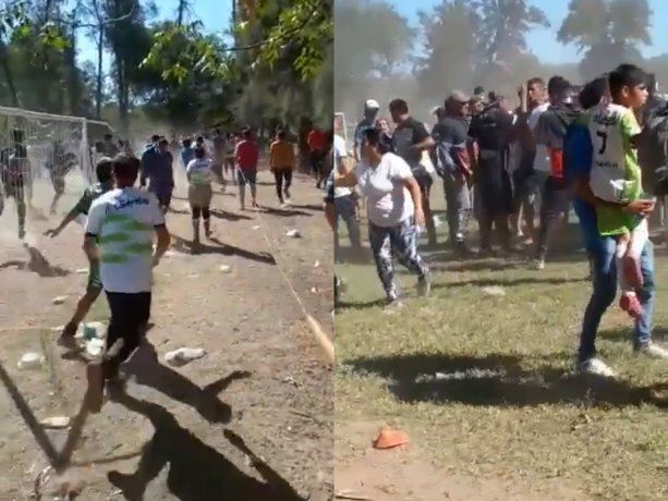 Batalla campal en un torneo infantil: golpearon a su hijo y ahorcó a otro nene