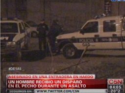 Asesinaron a un hombre en una entradera en Haedo
