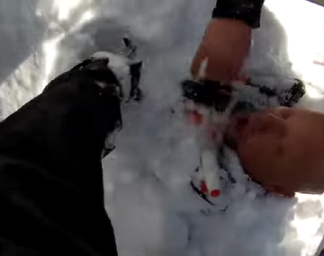 Una avalancha se llevó a una persona