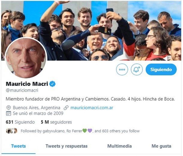 Macri podría haber comprado Twitter