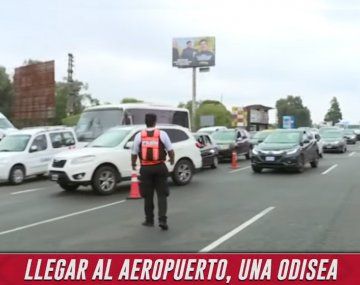 Caos en Ezeiza por un corte de vigiladores privados