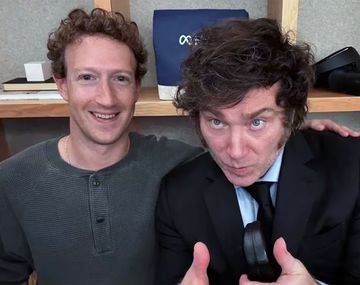 Milei le ofreció a Mark Zuckerberg un país sin regulaciones para desarrollar IA