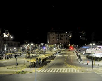 Así estaba la zona de Plaza Constitución&nbsp;