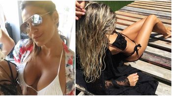 Noelia Marzol y Silvina Escudero, sexies en una pool party. Noelia Marzol y Silvina Escudero, sexies en una pool party.