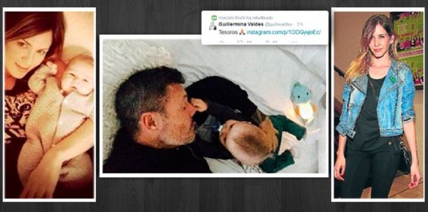 Tinelli se sumó al colecho con Lorenzo y retuiteó a Guillermina Valdes