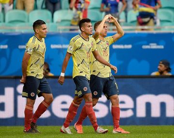 Gustavo Cuéllar marcó el 1 a 0 para Colombia ante Paraguay