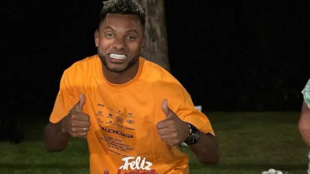 Así fue el cumpleaños de Miguel Borja en la previa del debut de River