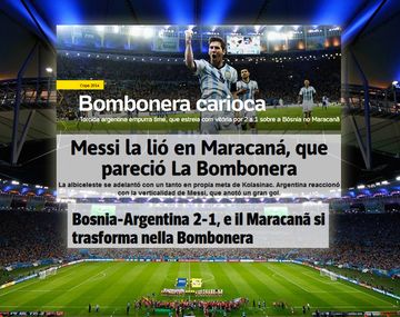 El mundo del fútbol destaca que el Maracaná fue La Bombonera