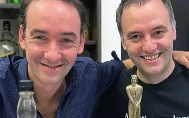 Francisco y Manuel Adorni: inseparables.