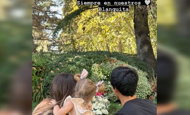 Pampita llevó a Ana a conocer la tumba de su hermana Blanca: Siempre en nuestros corazones