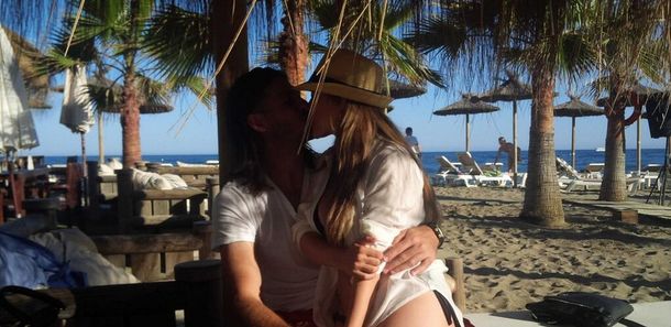 Evangelina Anderson demostró su amor por Demichelis en Twitter