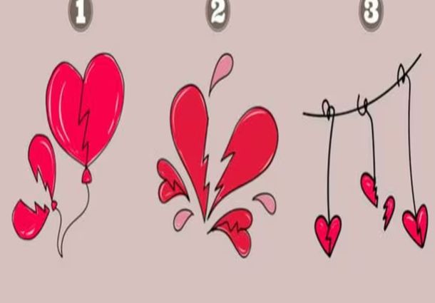 Test viral: el corazón que elijas revelará cómo sos en el amor