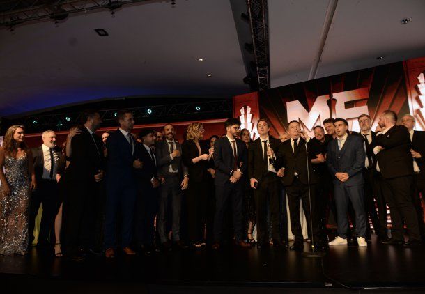 C5N en los Premios Martín Fierro de Cable 2025. Foto: Carlos Ventura.