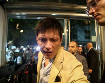 La foto que tomó Antonio Becerra Pecoraro, de Tiempo Argentino, a Santiago Caputo.&nbsp;